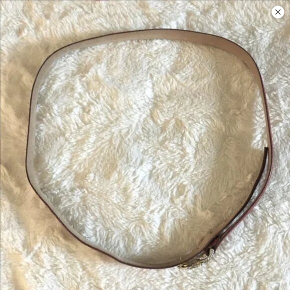 Vintage Red Genuine Leather Novelty Belt With Gold Nautical Ship Wheel Buckle - Picture 8 of 13